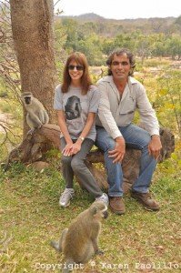 Teresa and Jean-Roger, Hazel and Dragon lady vervets